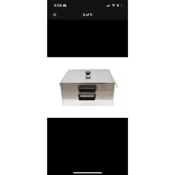 Rice Noodle Roll Machine 2 Layer Changfen Vermicelli Food Maker Steamer Cookware - Picture 3 of 5